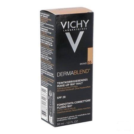 Vichy Fdt Dermablend Fluide 55 Bronze 30 ml  -  Vichy
