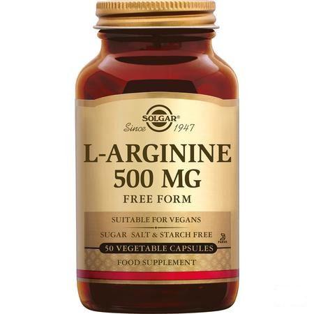 Solgar L-Arginine V-Caps 50X500Mg  -  Solgar Vitamins
