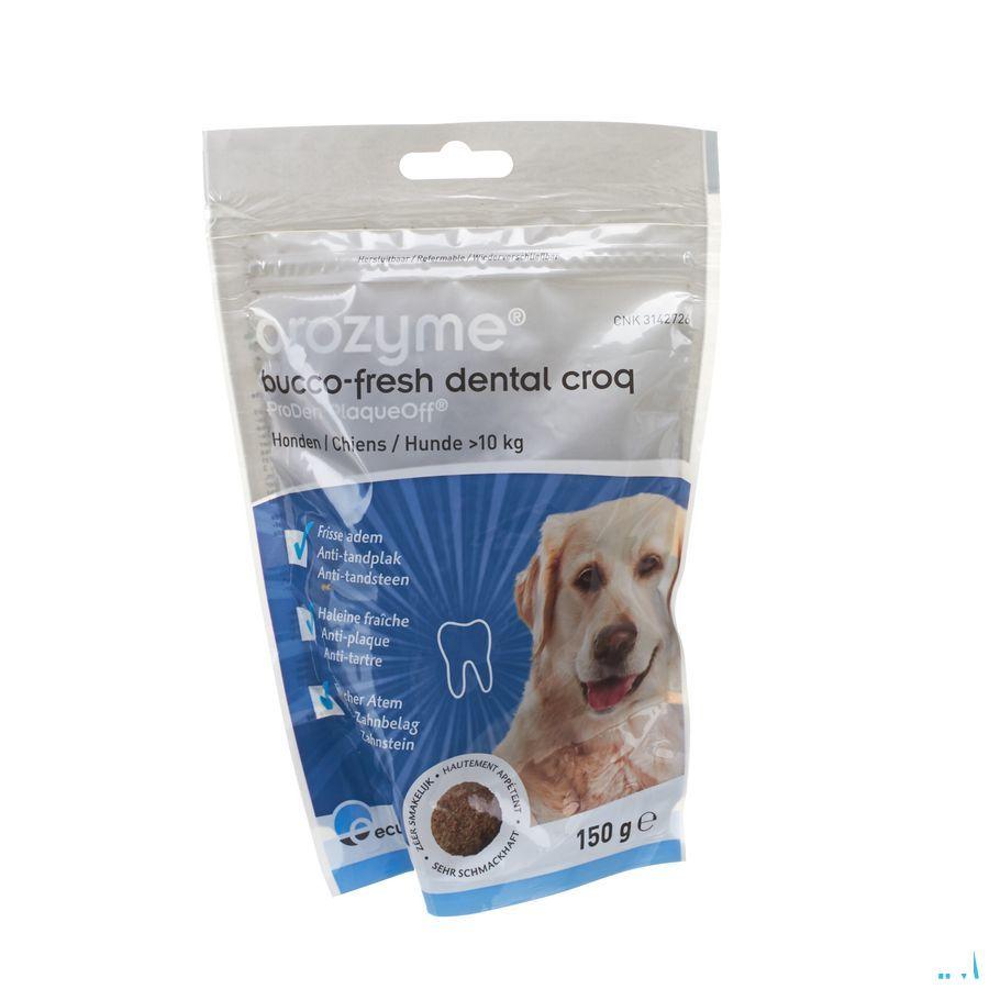 Orozyme Bucco-fresh Dental Croq Dog >10kg 150 gr  -  Ecuphar