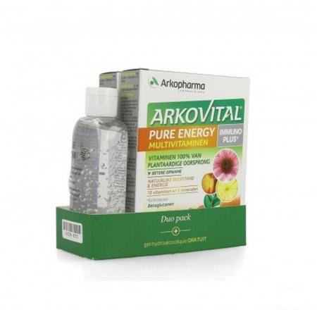 Arkovital Pure Energy Comp 2X30+Gel Gratuit 110ml  -  Arkopharma 