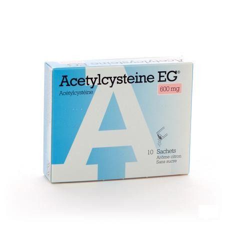 Acetylcysteine EG Sachets 10x600 mg  -  EG