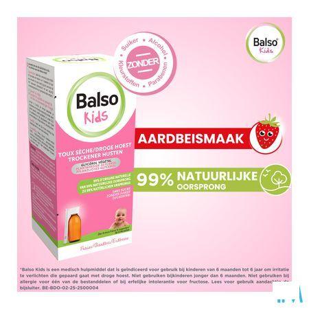 Balso Kids Hoestsiroop Z/Suiker 125ml + Pipet