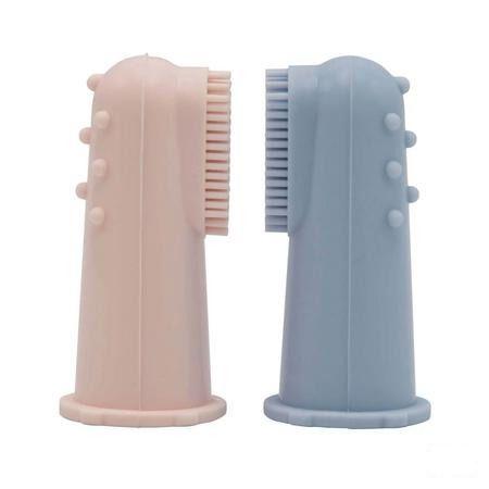 Difrax Tandenborstel Vingertop Silicone Ass  -  Difrax