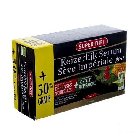 Super Diet Keizerlijk Serum Bio Ampullen 30x15 ml  -  Superdiet Laboratoires