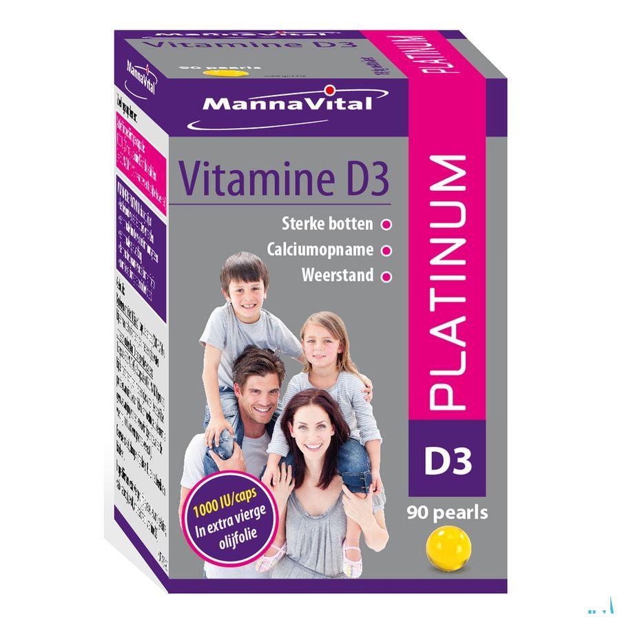 Mannavital Vitamine D3 Platinum Capsule 90