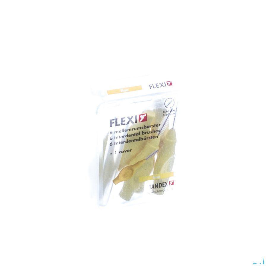 Flexi Yellow Brossette Fine Interdentaire 6  -  Deprophar