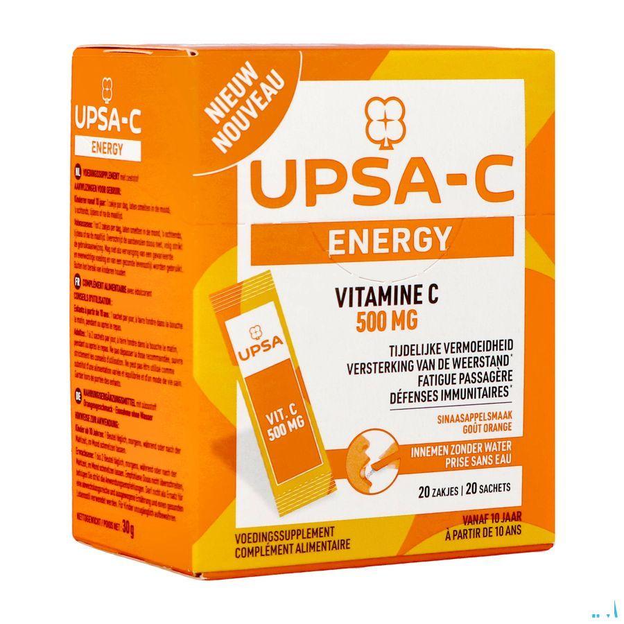 Upsa C Energy 500 mg Zakje 20