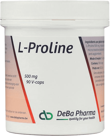 L-proline Capsule 90x500 mg  -  Deba Pharma