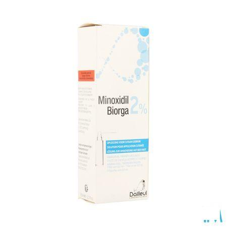 Minoxidil Biorga 2% Oplossing Cutaan Koffer Flacon 1x60 ml