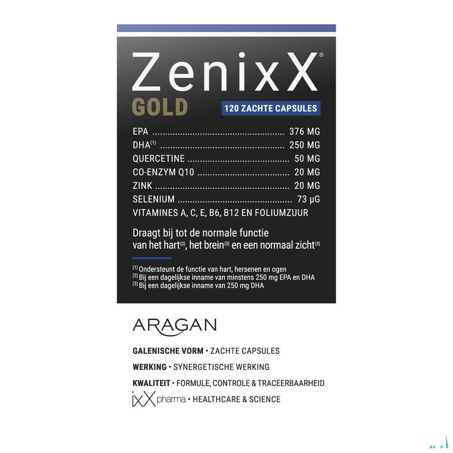 Zenixx Gold Caps120X890 mg Nf