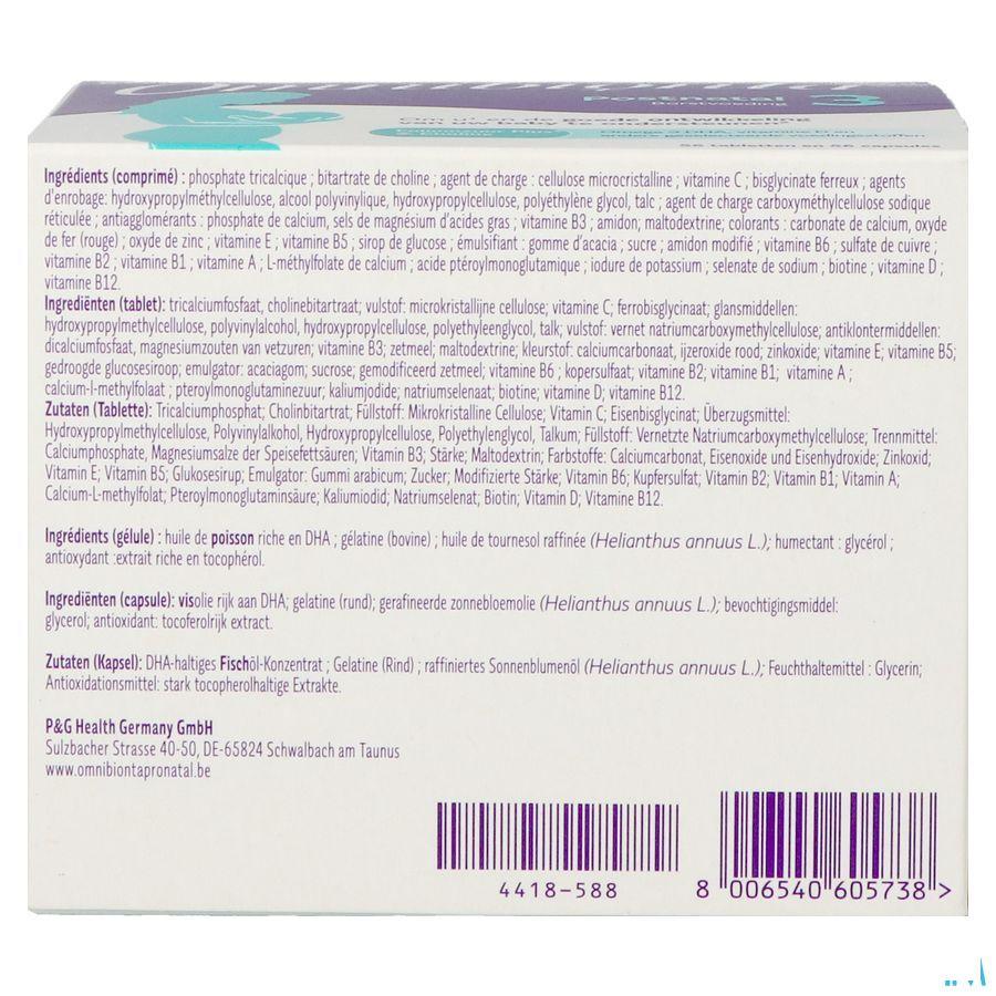 Omnibionta Postnatal 3 Borstv.8Wek Tabl 56+Caps 56