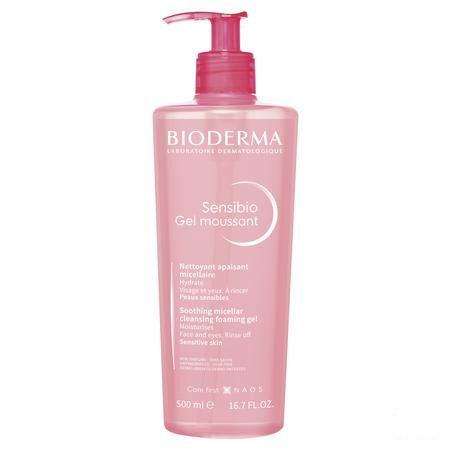 Bioderma Sensibio Gel Schuimend Pompfles 500 ml