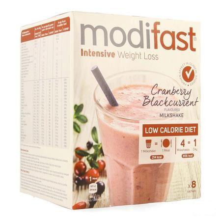 Modifast Intensive Milkshake Cranberry 440 gr  -  Nutrition & Sante