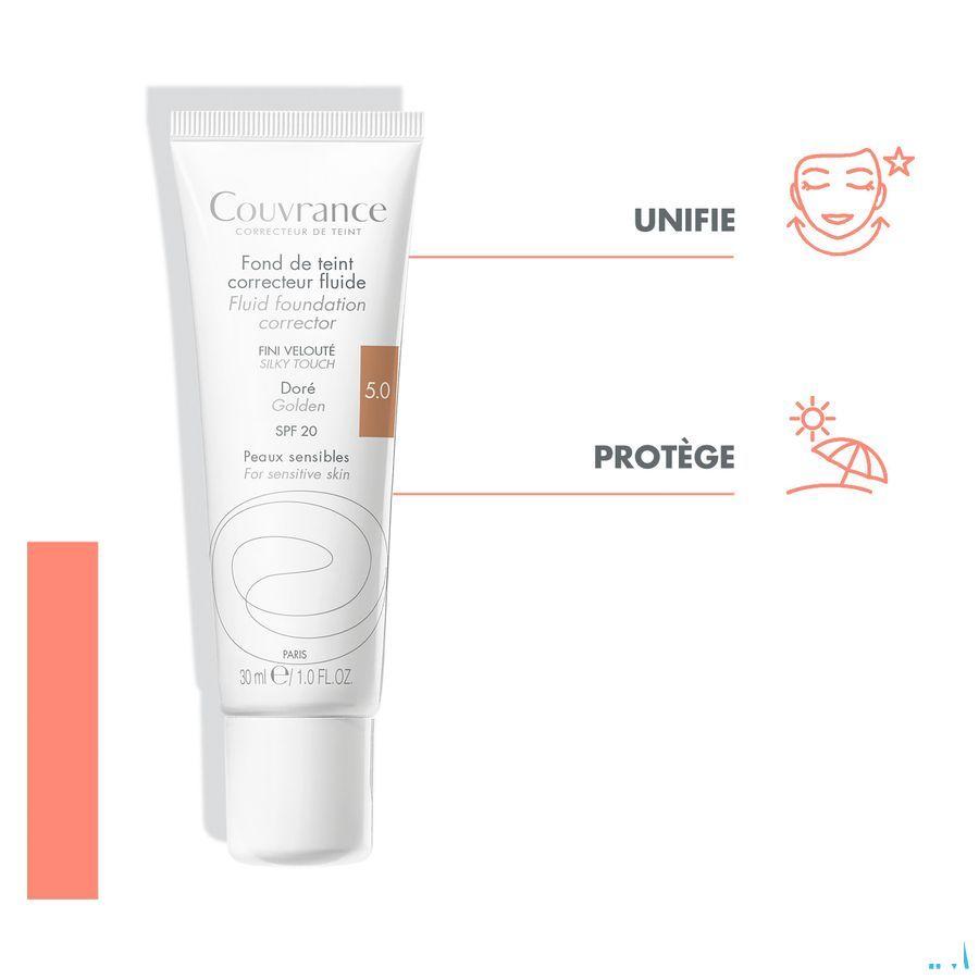 Avene Couvrance Fdt Correct. Fluide 5 Dore 30 ml  -  Avene