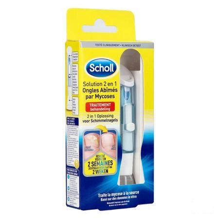 Scholl 2in1 Oplossing Schimmelnagels 3,8ml + 5 Vijlen