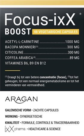 Focus-Ixx Boost Caps 40