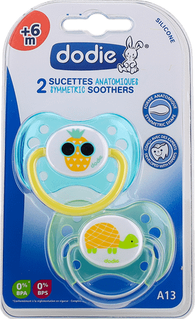 Dodie Fopspeen Anatomisch Silic. + 6m Meisje 2