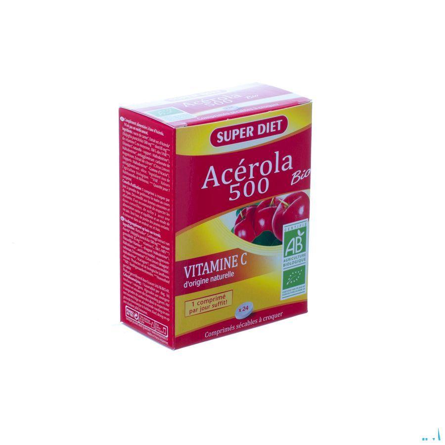 Super Diet Acerola 500 Bio Tabletten 24  -  Superdiet Laboratoires