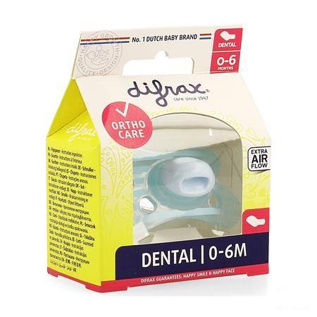 Difrax Fopspeen Sil Mini-dental 0-6m 799  -  Difrax