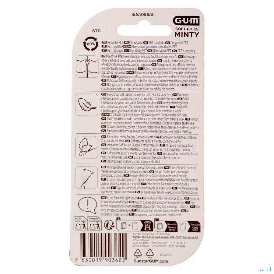 Gum Soft Picks Minty Medium 40