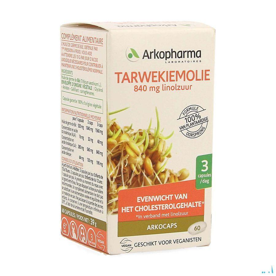 Arkocaps Tarwekiemolie Bio Capsule 60  -  Arkopharma