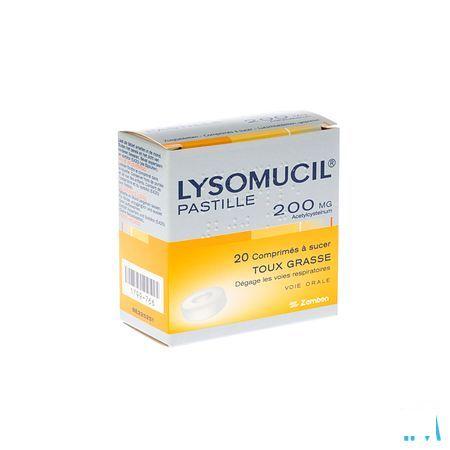 Lysomucil 200 Comprimes A Sucer - ZuigComprimesetten 20