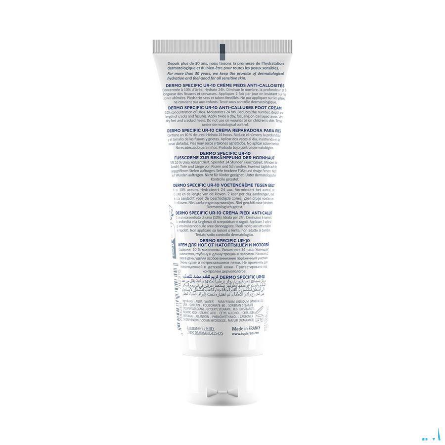 Topicrem Ur10 Voetcreme Anti eelt Tube 75 ml