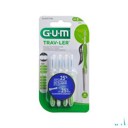 Gum Proxabrush Travel Tap Ufine 4 1414