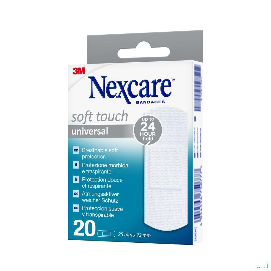 Nexcare 3M Soft Touch Universal 25Mmx72Mm Strips20  -  3M