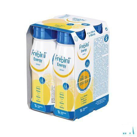 Frebini Energy Drink Enfant Banane Flacon 4x200 ml  -  Fresenius