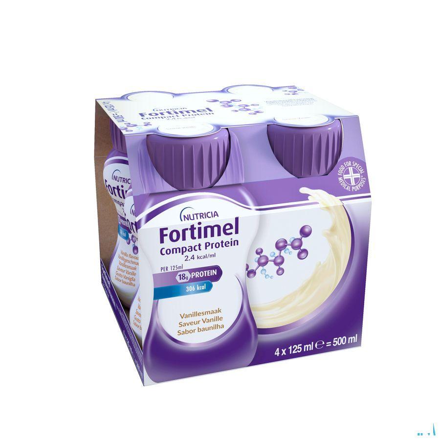 Fortimel Compact Protein 2.4Kcal Vanille 4 x 125 ml
