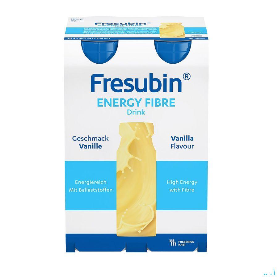 Fresubin Energy Fibre Drink Vanille Flacon 4x200 ml  -  Fresenius Fresubin Energy Fibre Drink Vanille Flacon 4x200 ml  -  Fresenius