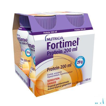 Fortimel Protein 200 ml Tropical Gember 4X200 ml  -  Nutricia