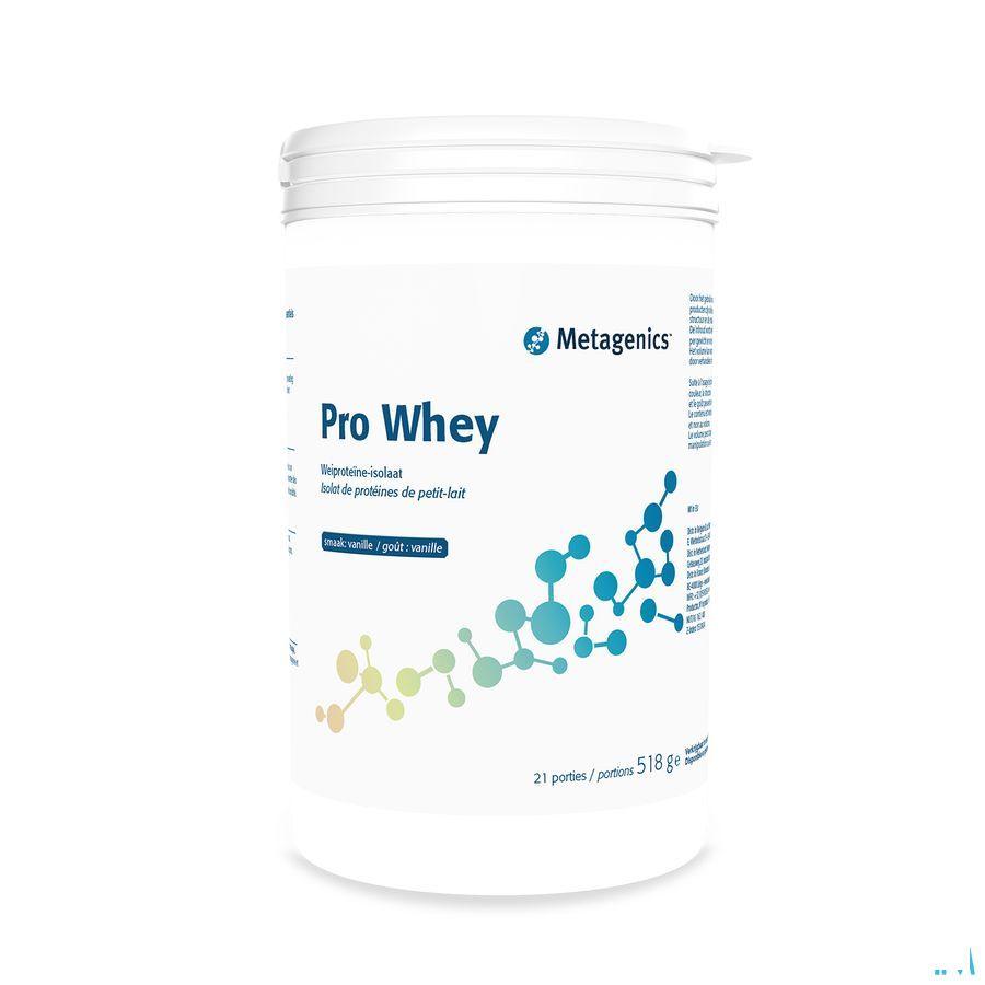 Pro Whey Vanille Poeder 21port.  -  Metagenics
