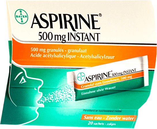 Aspirine Instant 500 mg Zakje 20 X 500 mg