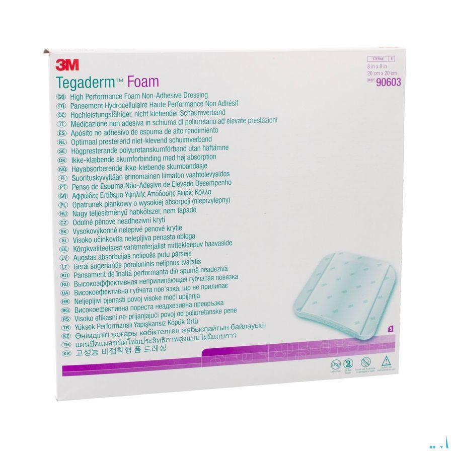 Tegaderm Foam Dressing 20,0x20,0cm 5 90603  -  3M