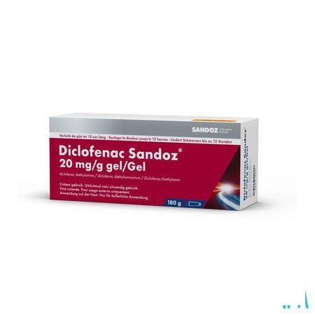 Diclofenac Diethylam. Sandoz 20 mg/G 2,32% Gel 180g