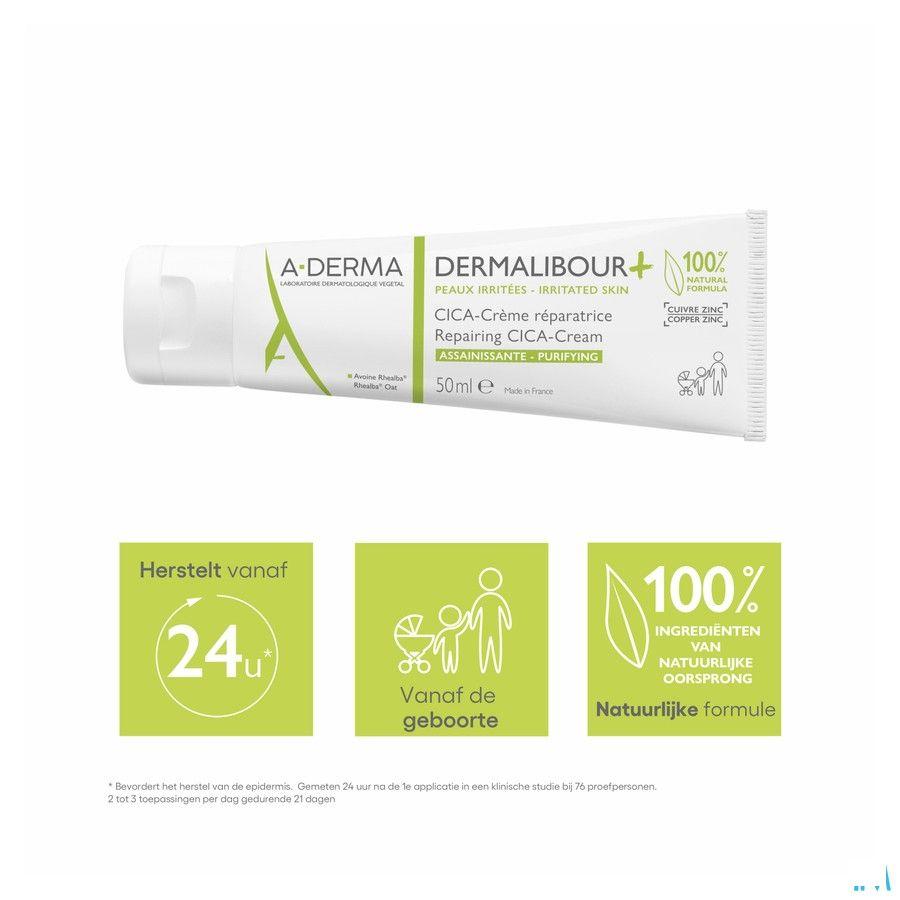 Aderma Dermalibour + Creme Reparatrice Tube 50 ml  -  Aderma