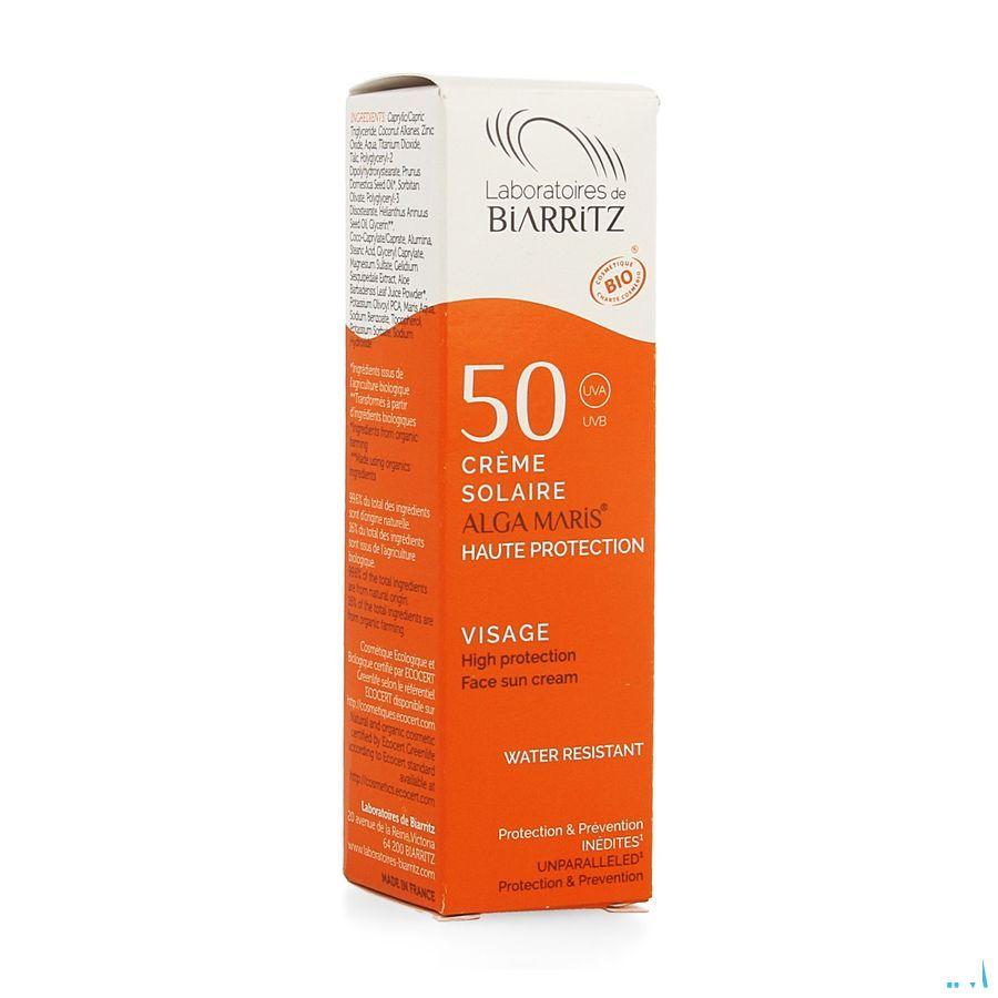 Alga Maris Zonnecreme Gezicht Ip50 50 ml  -  Lab. De Biarritz