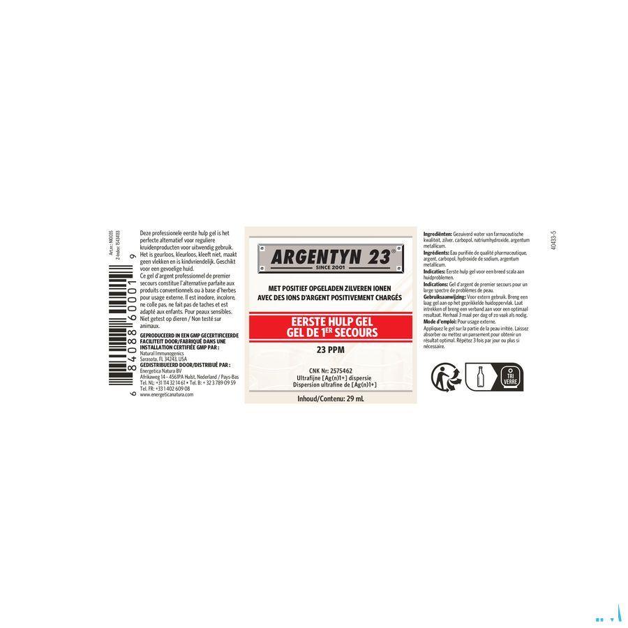 Argentyn 23 - First Aid Gel 30 ml  -  Energetica Natura
