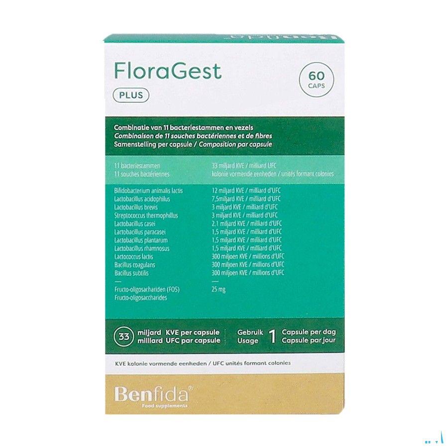 Benfida Floragest Plus Caps 60 - Probiotica