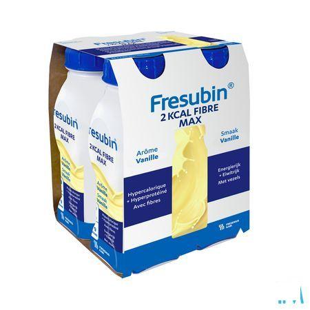 Fresubin 2kcal Fibre Max Drink Vanille Flacon 4x200 ml  -  Fresenius