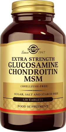 Glucosamine Chondroitin Msm (s/crustaces) Comprimes 120  -  Solgar Vitamins