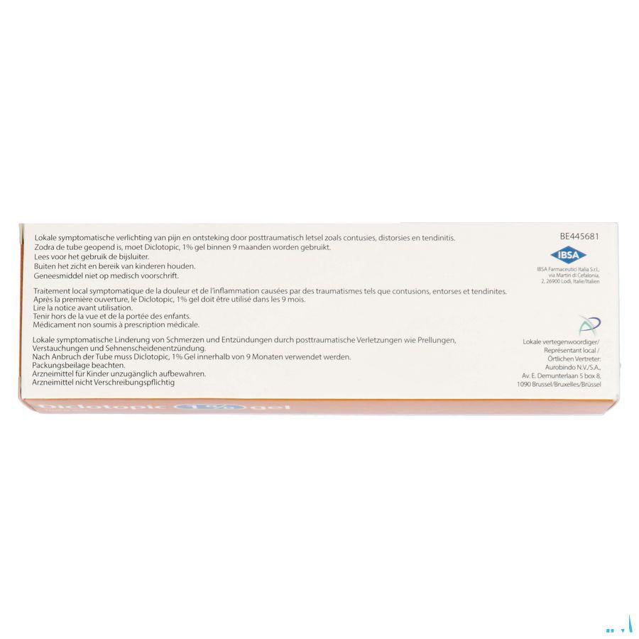 Diclotopic 1% Gel Tube 100 Gr Diclotopic 1% Gel Tube 100 Gr