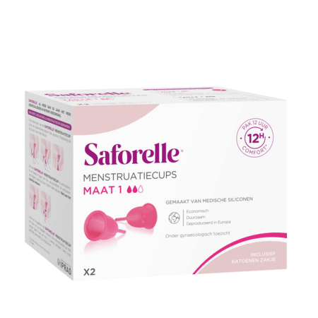 Saforelle Cup Protect Menstruatie Cups T1 Nieuw