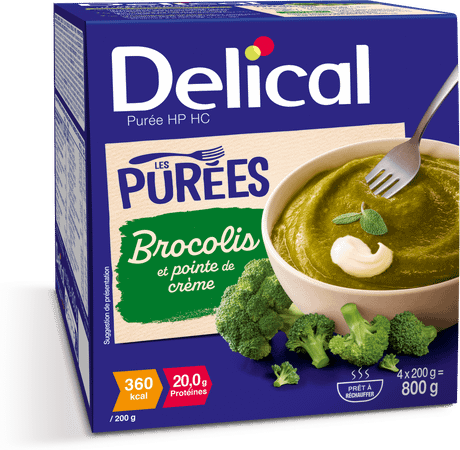 Delical Puree Broccoli Hphc 4 x 200 gr