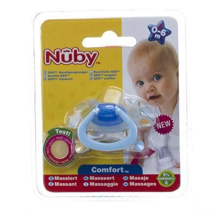 Nuby Geoac Orthodontische Fopspeen - 0-6m  -  New Valmar