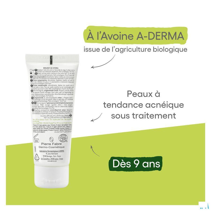 Aderma Biology Ac Hydra Compenserende Creme 40 ml