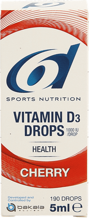 6D Sixd Vitamin D3 Drops Cherry 5ml