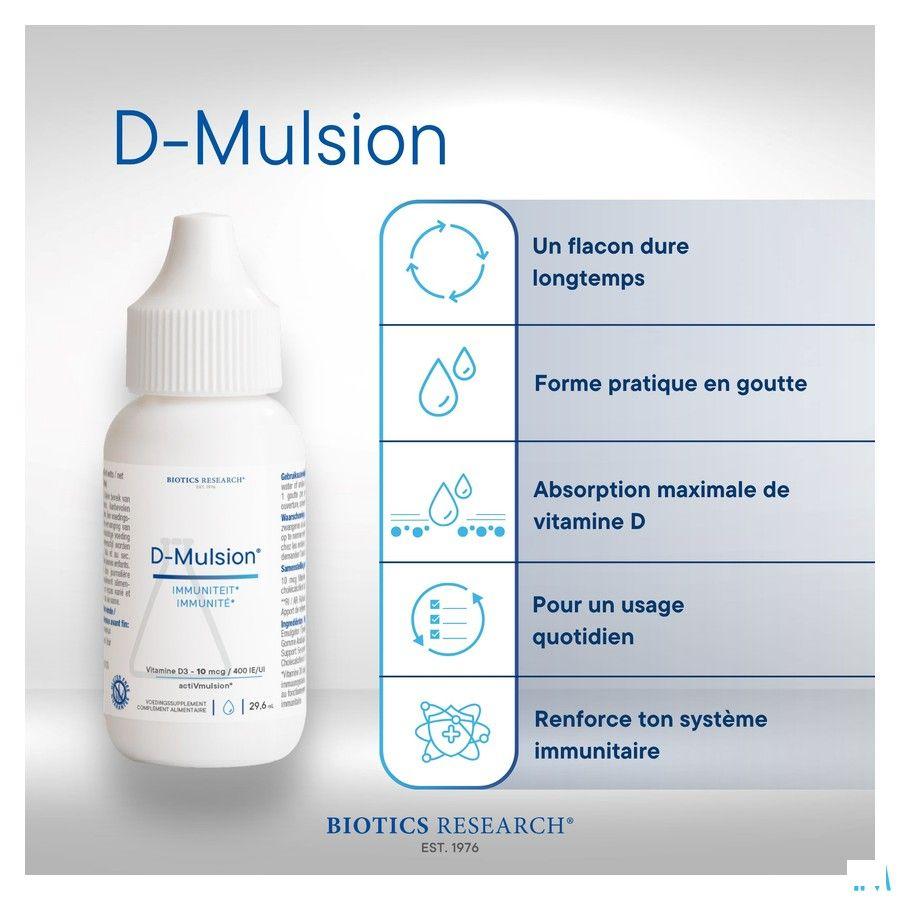 Biotics D-Mulsion (Vitamine D) 29.6 ml  -  Energetica Natura